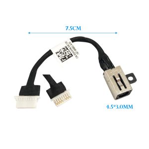 DC JACK DELL 7706 P98F 4.5X3.0MM CON CABLE 7.5 CM 8 PINES 7 HILOS