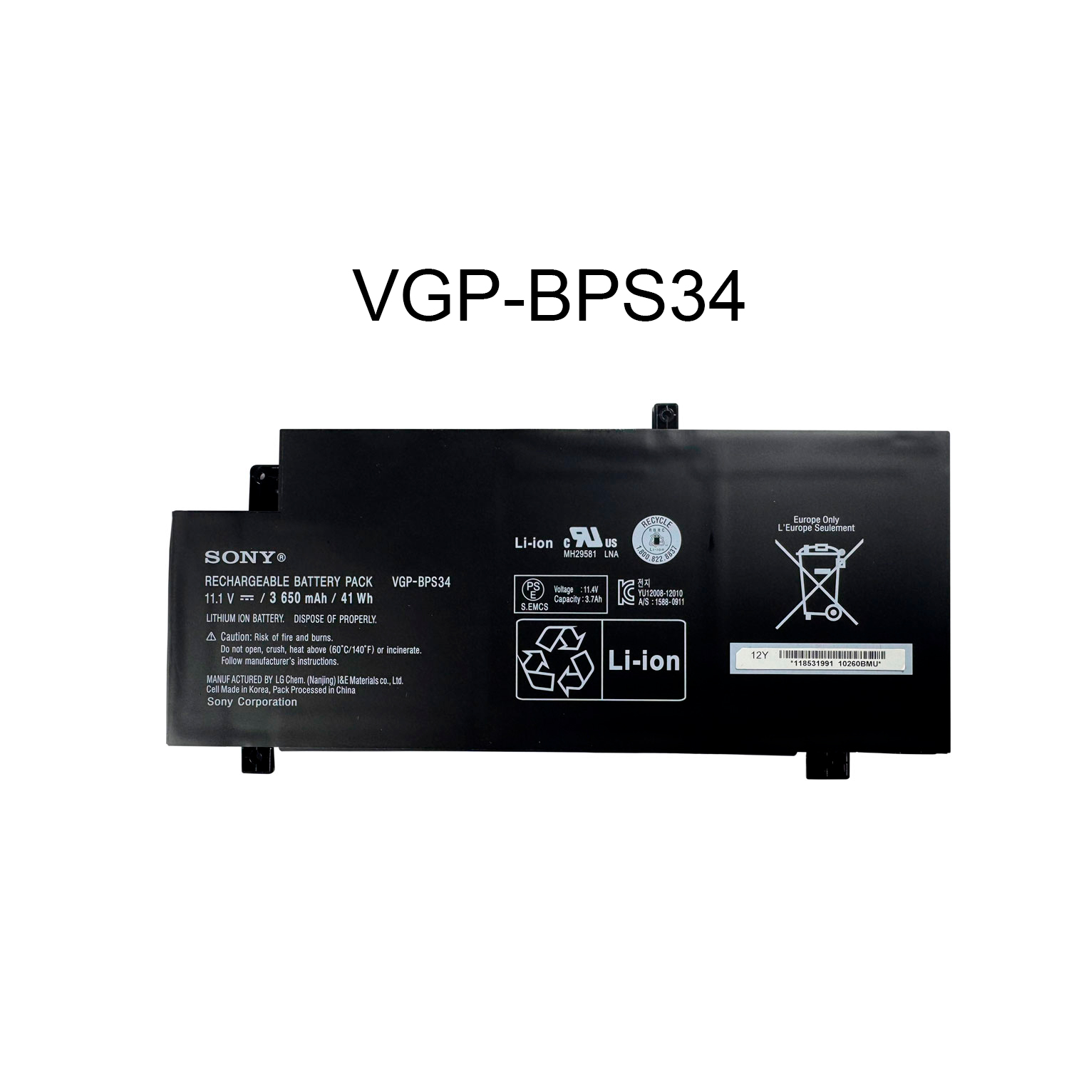 BATERIA SONY VGP-BPS34 ORG
