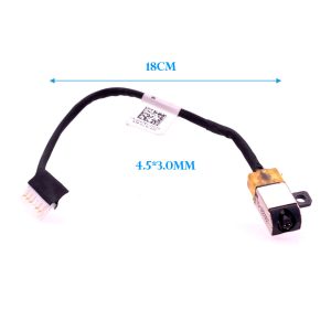 DC JACK DELL P66F 15-5567 15-5565 15-5765 4.0X3.0MM 18 CM 6PIN 5 HILOS