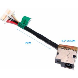 DC JACK HP 14-CM 14-CK 240 245 G7 G8 799735-F51 799735-S51 799735-T51 79973799735-F51 799735-S51 799735-T51 799735-Y51 807522-001 7 HILOS 7CM