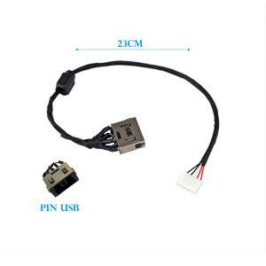DC JACK LENOVO G50-70 80 85 90 DC30100LE00 CON CABLE 23CM