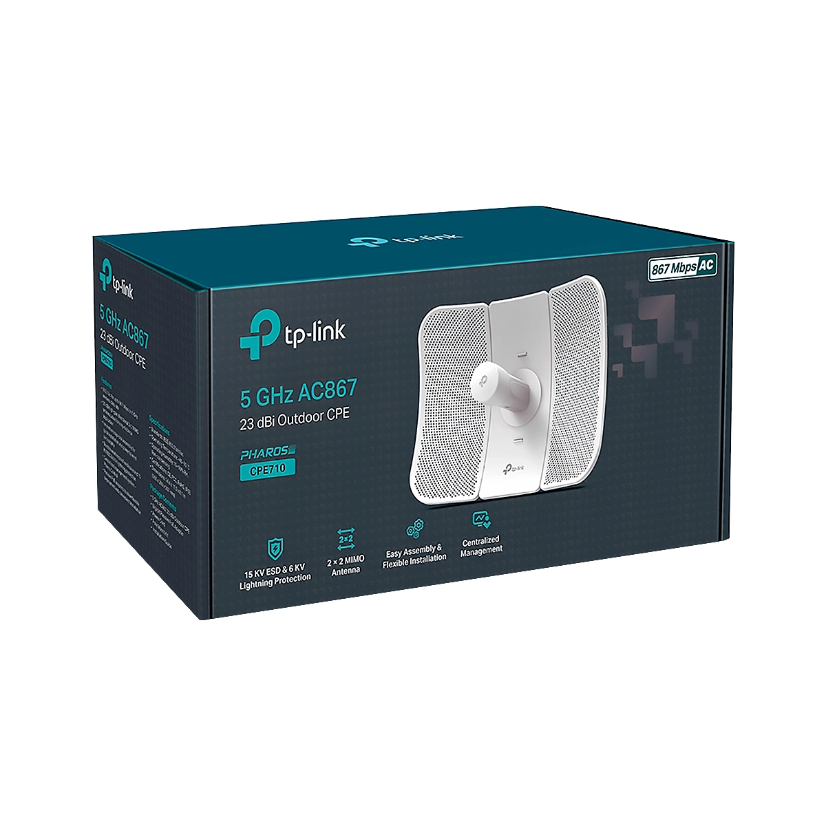 CPE DE EXTERIOR TP-Link 5GHZ AC 867Mbps 23DBI - Imagen 4