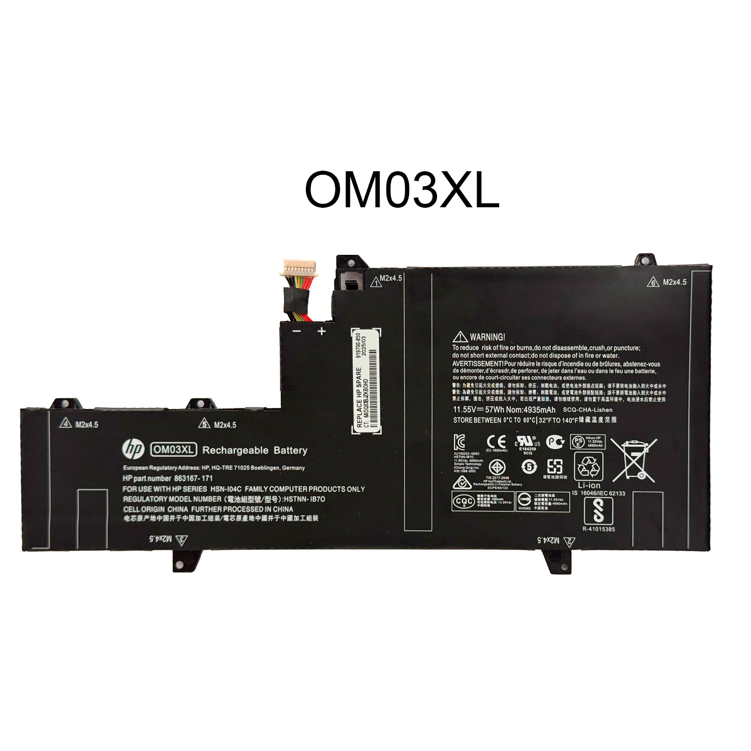 BATERIA HP OM03XL ORIGINAL