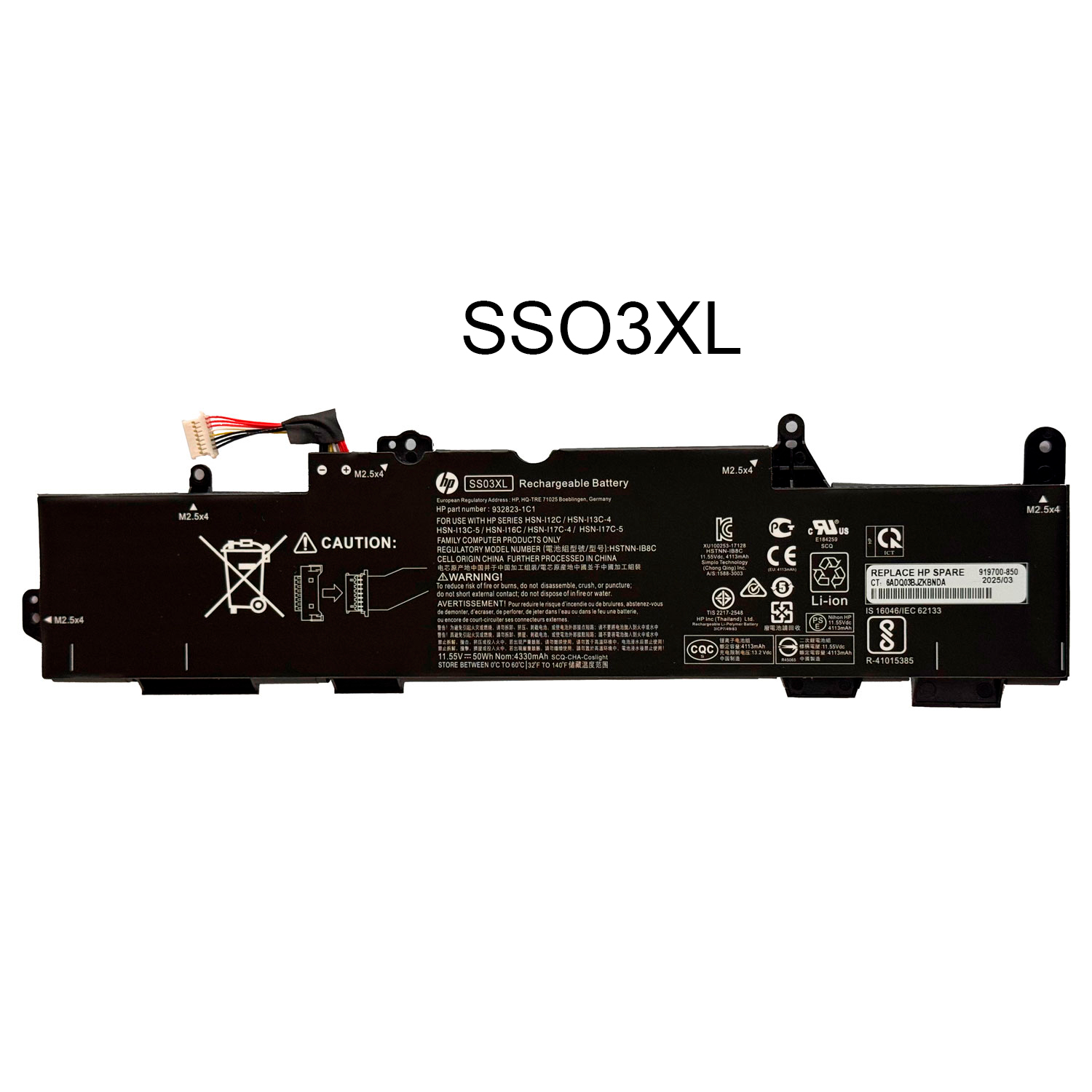 BATERIA HP SS03XL INTERNA ORG