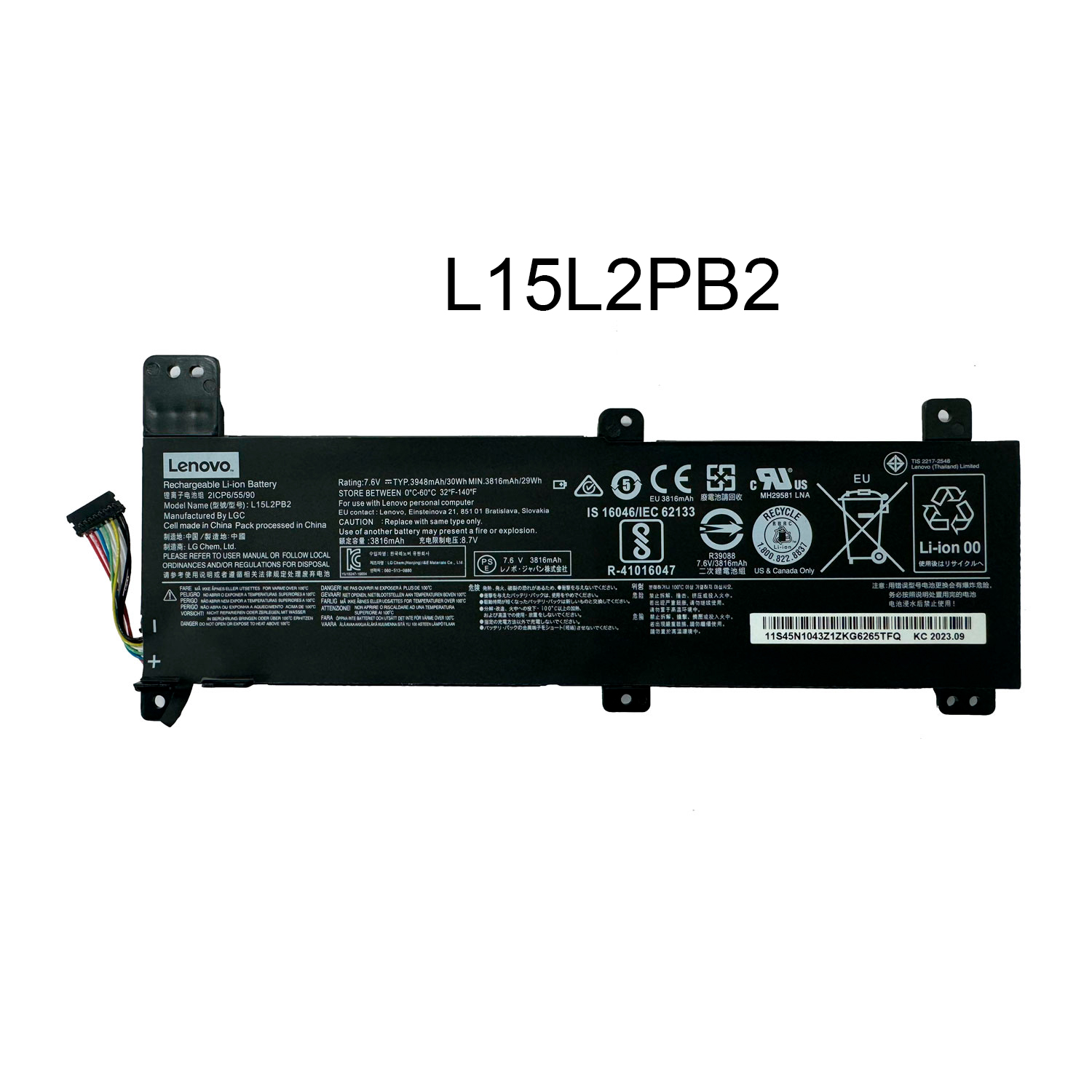 BATERIA LENOVO INTERNA L15M2PB2 L15M2PB4 ORG
