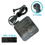 CARGADOR ASUS 4.5X3.0MM 19V 4.74A 90W SQUARE