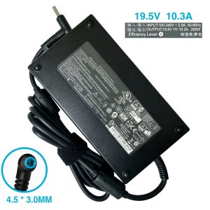 CARGADOR HP 19.5V/10.3A/200W/4.5X3.0MM (PUNTA AZUL)
