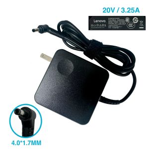 CARGADOR LENOVO FINO 4.0X1.7MM 20V 3.25A SQUARE