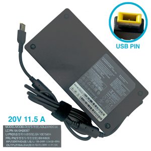 CARGADOR LENOVO TIPO USB 20V/11.5A/230W