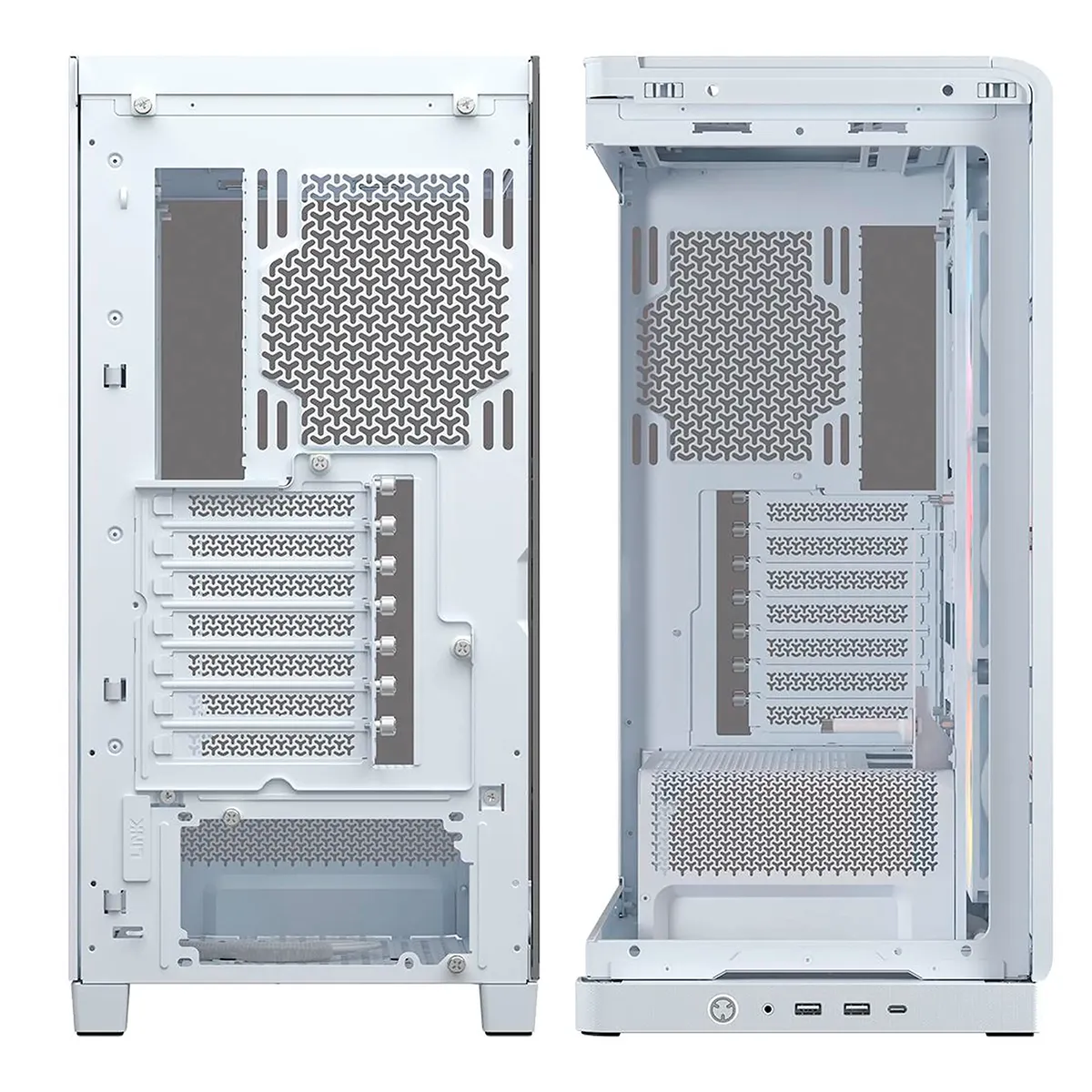 CASE CORSAIR ATX 4500X FRAME RS-R ARGB Panoramic Glass 2USB3.2 HD-Audio Mid-Tower White - Imagen 3