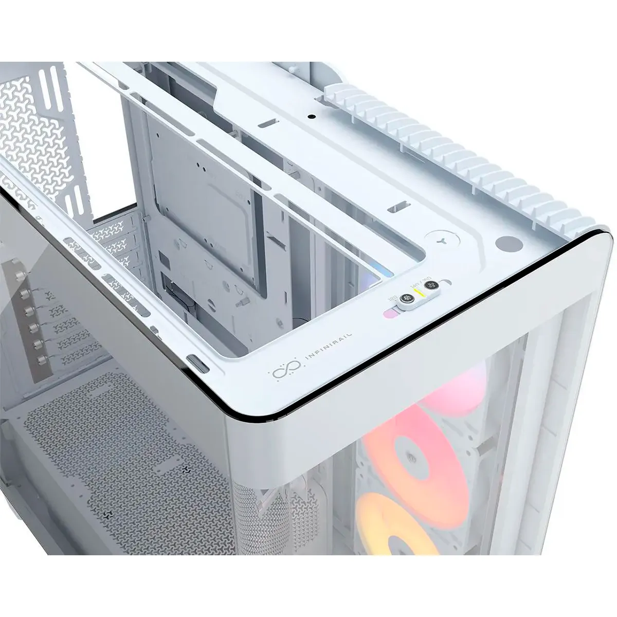 CASE CORSAIR ATX 4500X FRAME RS-R ARGB Panoramic Glass 2USB3.2 HD-Audio Mid-Tower White - Imagen 4