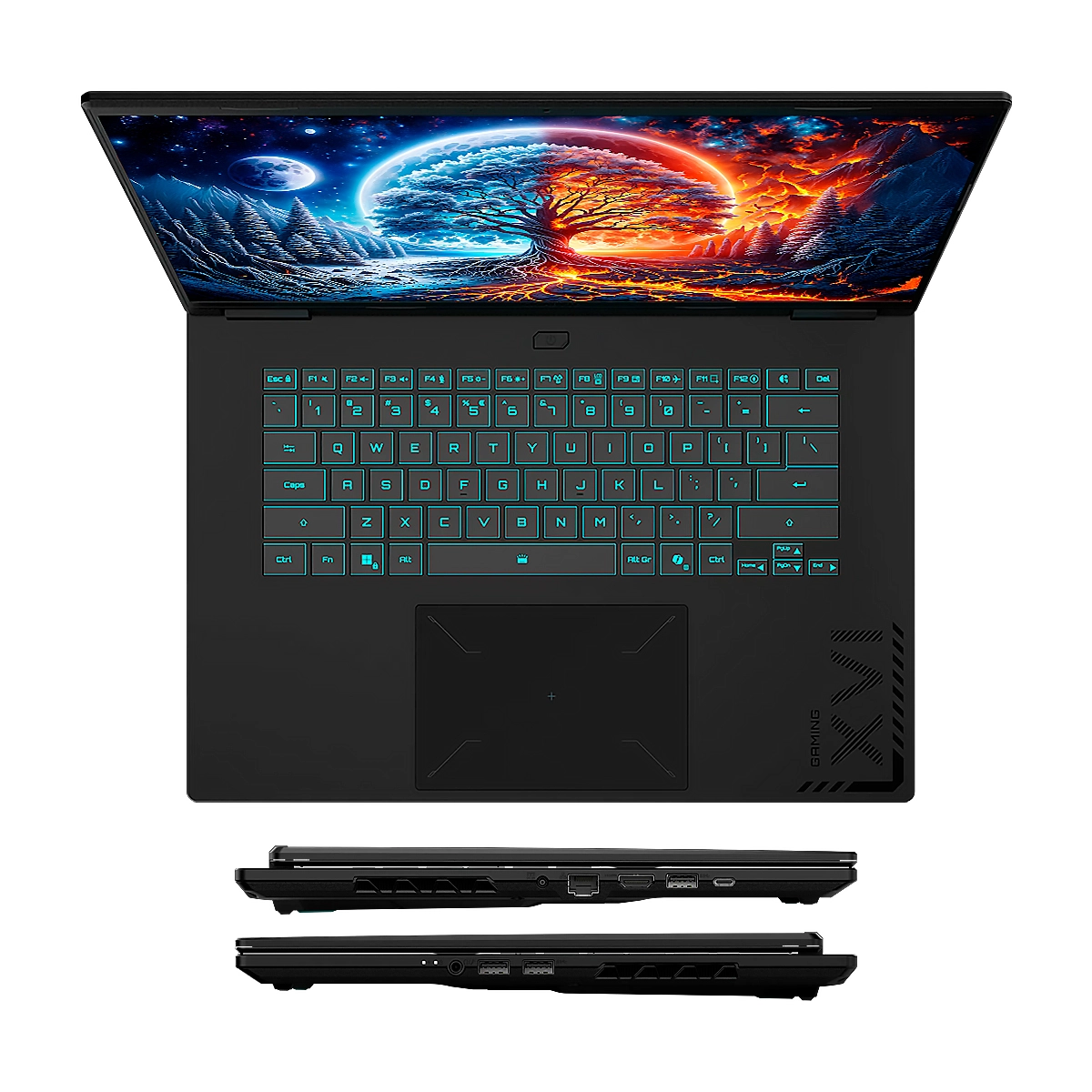 NOT. GIGABYTE GAMING A16 AMD Ryzen 7 260 16GB-DDR5 512GB-SSD 16Inch RTX-5050-8GB EFI-SHELL Black - Imagen 4