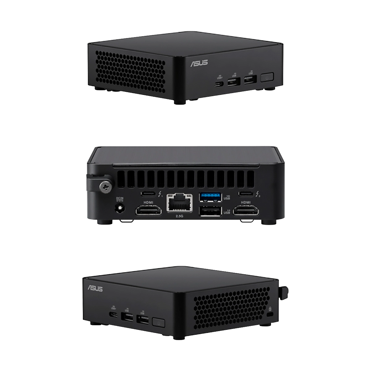 UC 14 Pro ASUS Intel Core Ultra 5 125H DDR5-48GB 2M.2 Wi-Fi BT 2HDMI 2Thu USB3.2 3USB-A RJ-45 Black - Imagen 3