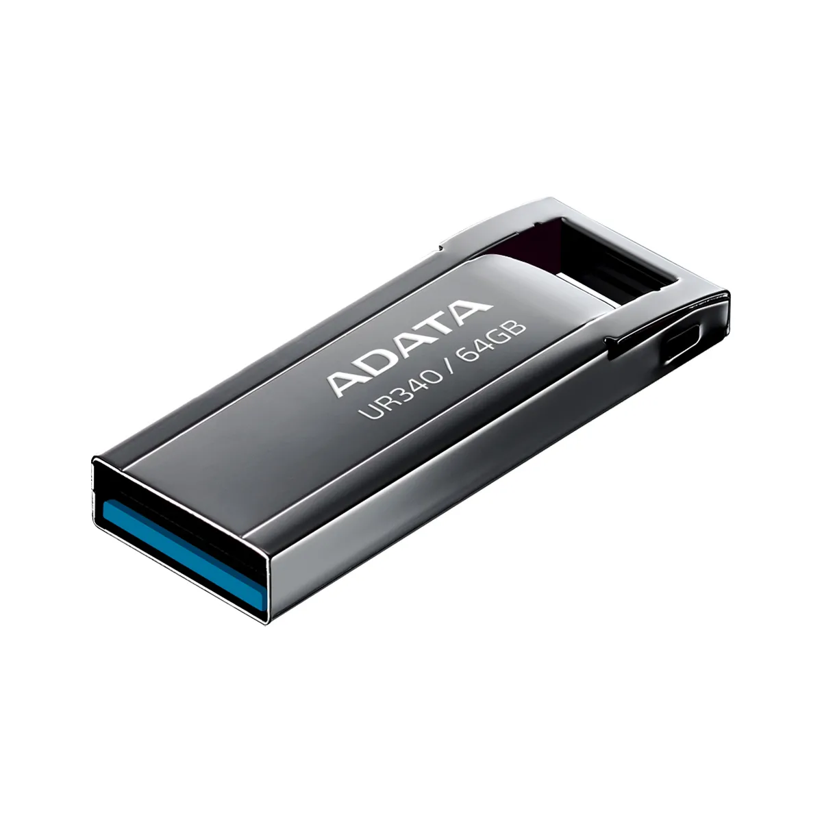 FLASH MEMORY ADATA 64GB-UR340 USB3.2 PLATA - Imagen 3