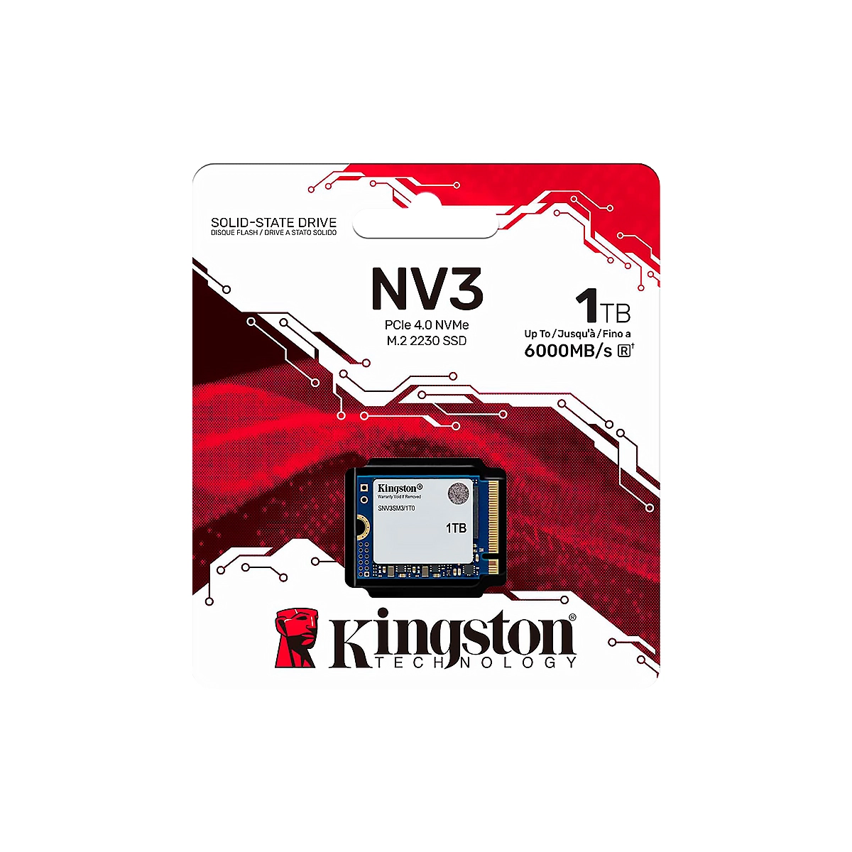 SSD KINGSTON 1TB M.2 2230 NVMe PCIe 4.0 x 4 6000-4000MB-s NAND 3D - Imagen 3