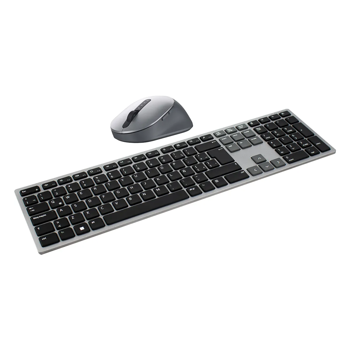 KEYBOARD AND MOUSE DELL MULTI-DEVICE KM-7321W WIRELESS USB GRIS SP - Imagen 2