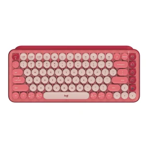 TECLADO LOGITECH POP KEYS MECANICO INHALAMBRICO ROSADO