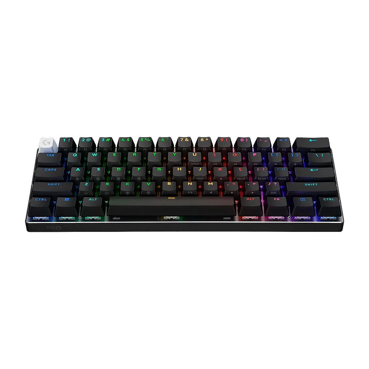 TECLADO LOGITECH G PRO X 60 LIGHTSPEED WIRELESS GAMING ULTRA COMPACT TKL MECHANICAL RGB BLACK - Imagen 2