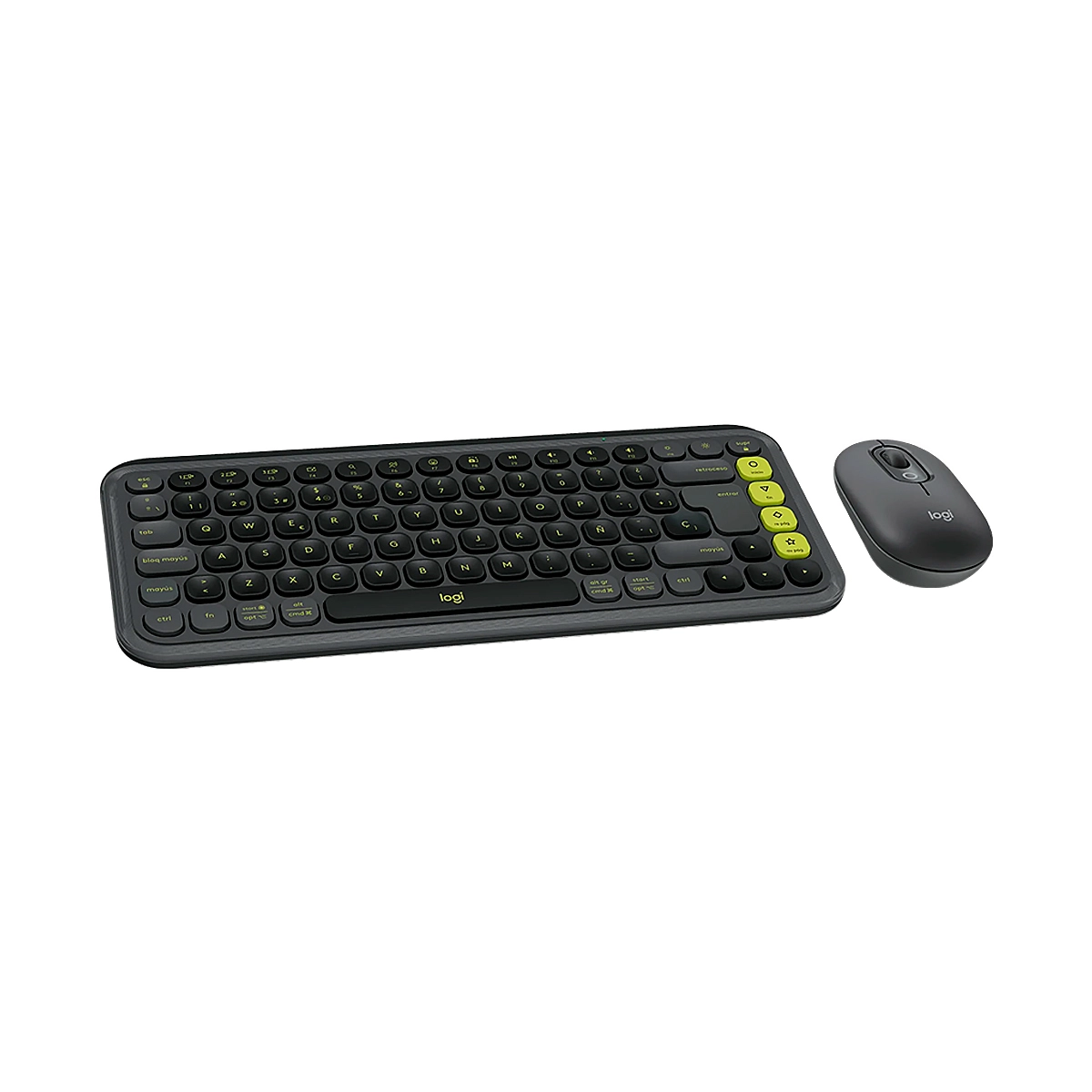 TECLADO LOGITECH BLUETOOH COMBO POP ICON INAL GRAPHITE - Imagen 2