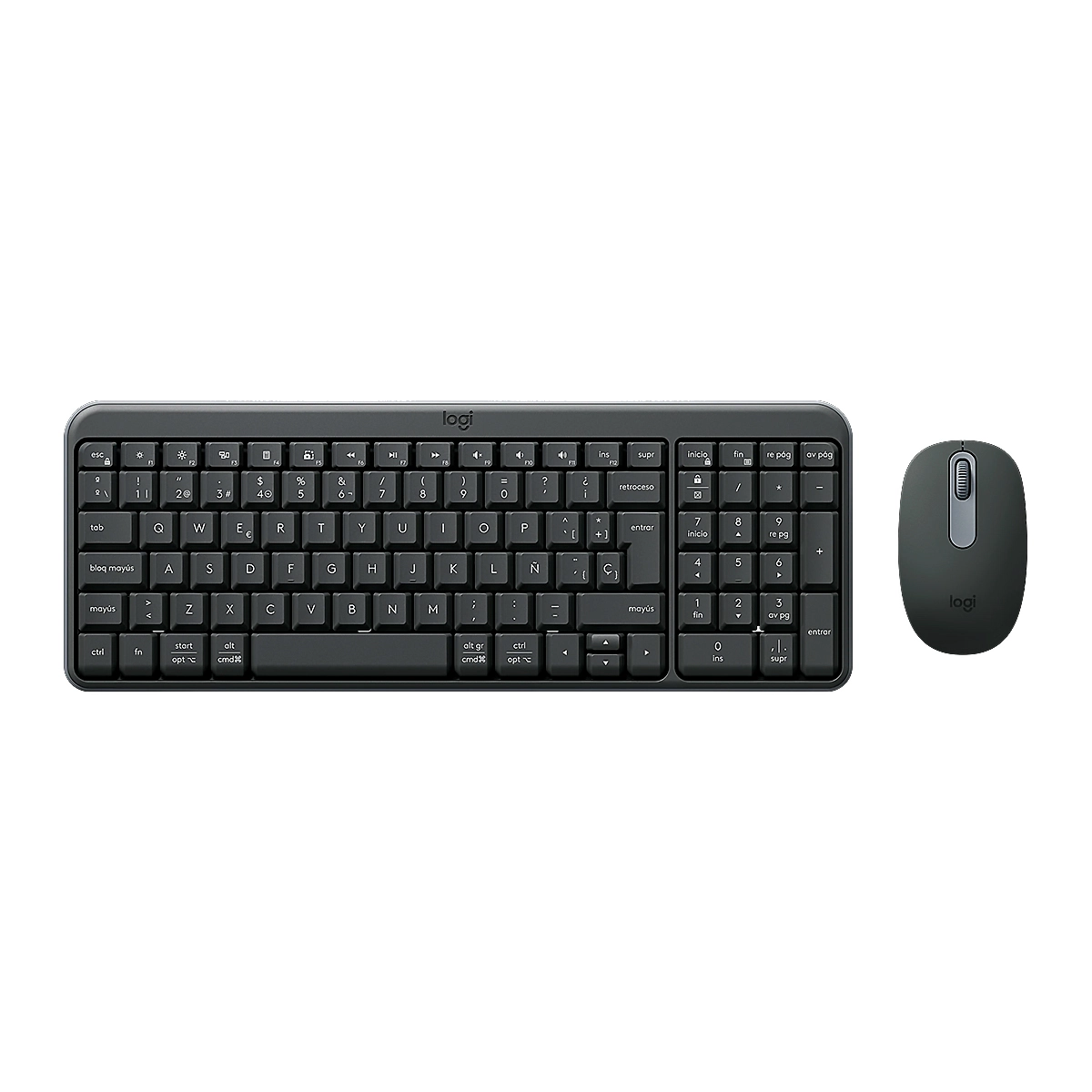 Teclado Logitech - Mouse MK250 Compact Bluetooth Wireless Black