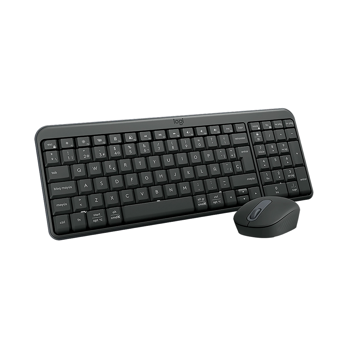 Teclado Logitech - Mouse MK250 Compact Bluetooth Wireless Black - Imagen 2