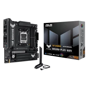 MBO ASUS TUF GAMING B850M-Plus WIFI AM5 AMD Ryzen 9000 DDR5-8000Mhz BT DP HDMI 12usb PCIe 5.0 mATX