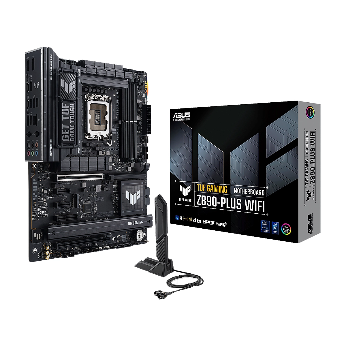 MBO ASUS TUF GAMING Z890-PLUS WIFI Intel Core Ultra LGA1851 DDR5-9066 HDMI 5USB 4m.2- ATX