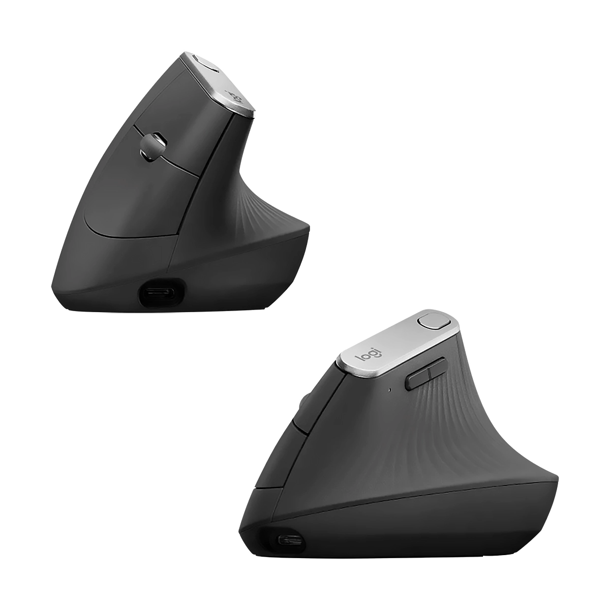 MOUSE LOGITECH MX VERTICAL NEGRO ERG. EASY SWITCH-FLOW-UNIFYING-BLUETOOTH-USB-RECARGABLE - Imagen 3