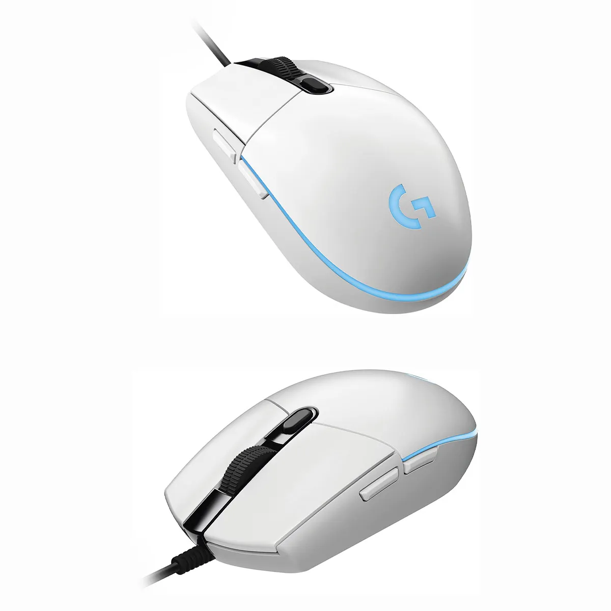 MOUSE LOGITECH GAMING G203 BLANCO ALAMBRICO RGB LIGHTSYNC G-HUB - Imagen 2