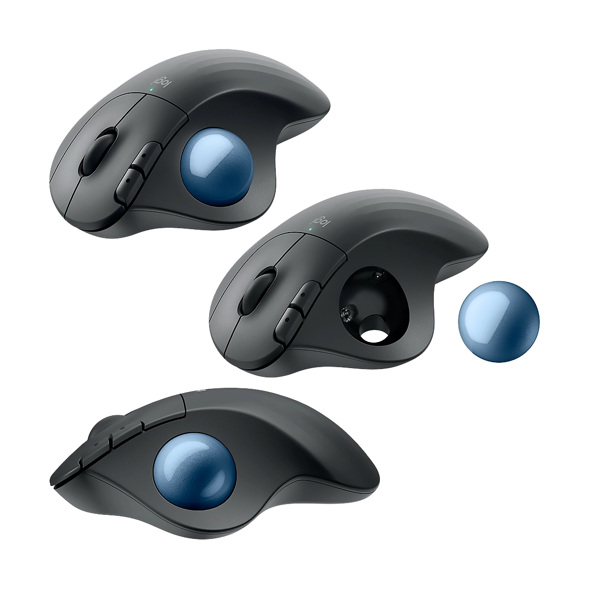 MOUSE LOGITECH ERGO M575S NEGRO WIRELESS TRACKBALL BT LOGI BOLT - Imagen 3