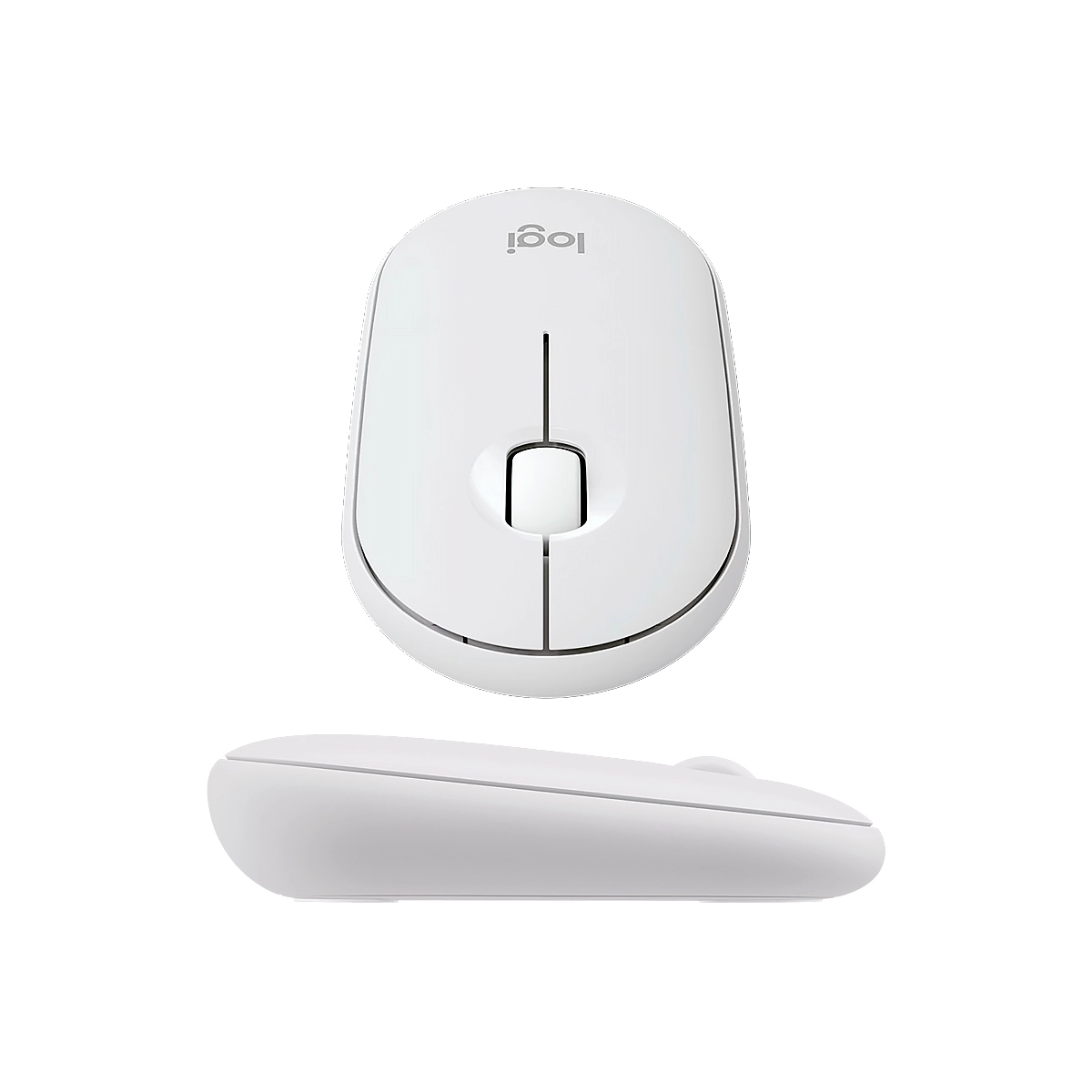 MOUSE LOGITECH M350S PEBBLE 2 BLANCO SILENCIOSO MINIMALISTA BLUETOOH MULTIDISPOSITIVO 4000DPI - Imagen 4