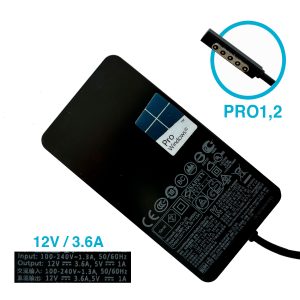 CARGADOR MICROSOFT SURFACE 12V/3.6A 44W