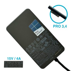 CARGADOR MICROSOFT SURFACE 15V/4A/ 65W