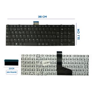 TECLADO TOSHIBA C850 L850 855 SP NUMÉRICO (177)