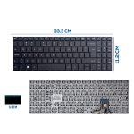 TECLADO TOSHIBA DYNABOOK SRO C50-E-101 C50-E-102 C50-E-103 C50-E-105 BOTON POWER SIN FRAME US BIG ENTER NUMERICO (329)