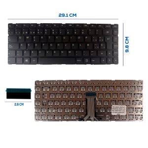 TECLADO LENOVO IDEAPAD 500S-14ISK YOGA 500-14ACZ 500-14ISK SP (265)