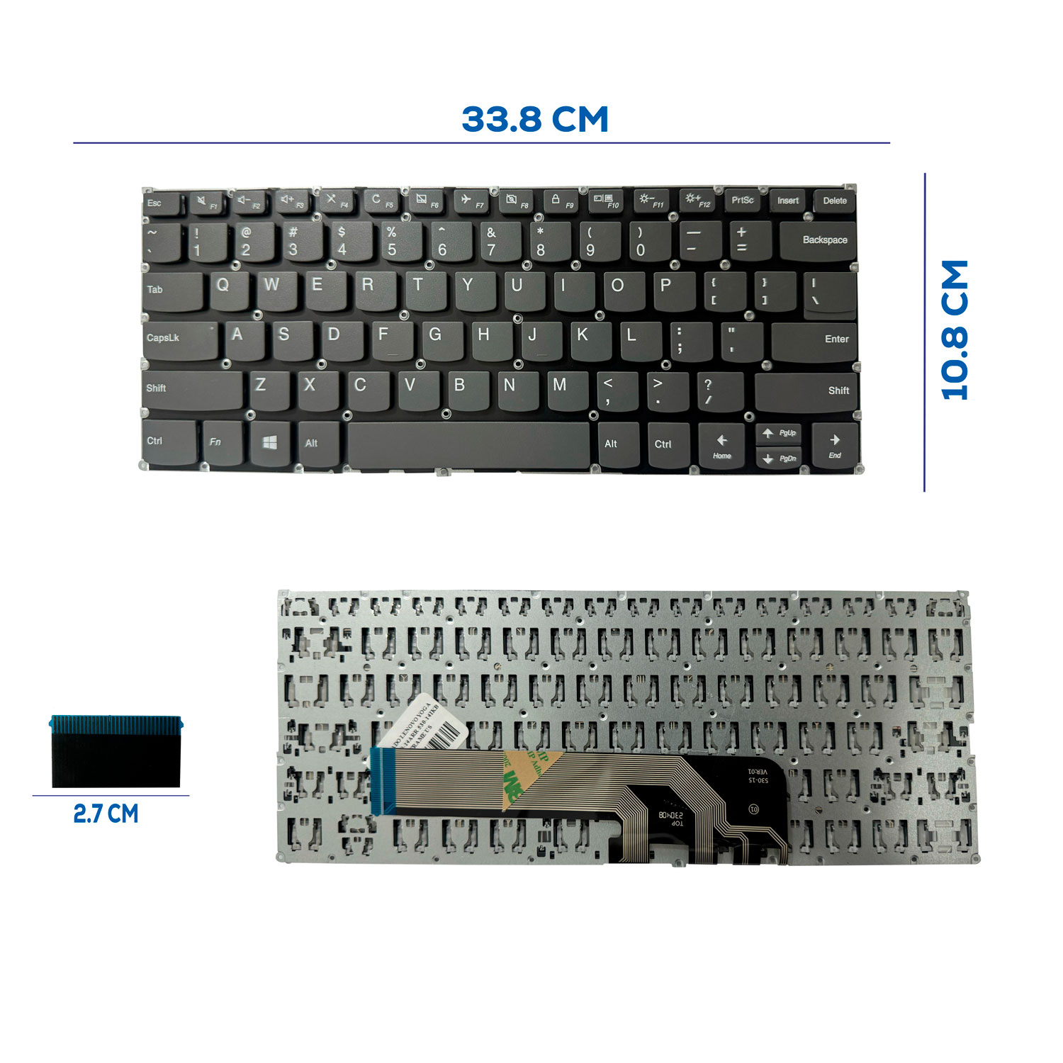 TECLADO LENOVO YOGA 530-14 530-14ARR 530-14IKB SIN FRAME US