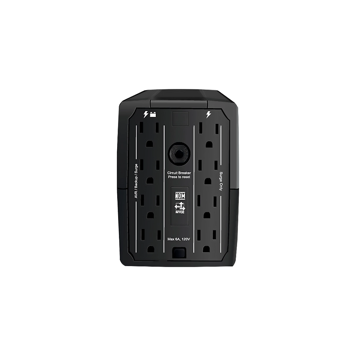 UPS CDP R-UPR508 INTERACTIVO 500VA-250W-ENTRADA-SALIDA 110VAC-8 NEMA 5-15R - Imagen 2