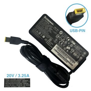 CARGADOR LENOVO 20V 3.25A TIPO USB
