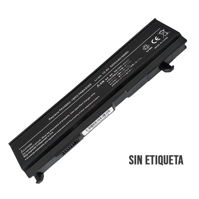 BATERIA PARA TOSHIBA PA3465U 10.8V 5200mAh