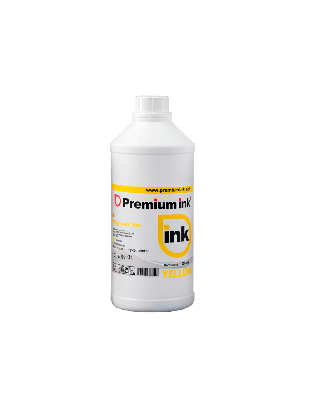 TINTA 1 LITRO YELLOW -PREMIUM INK