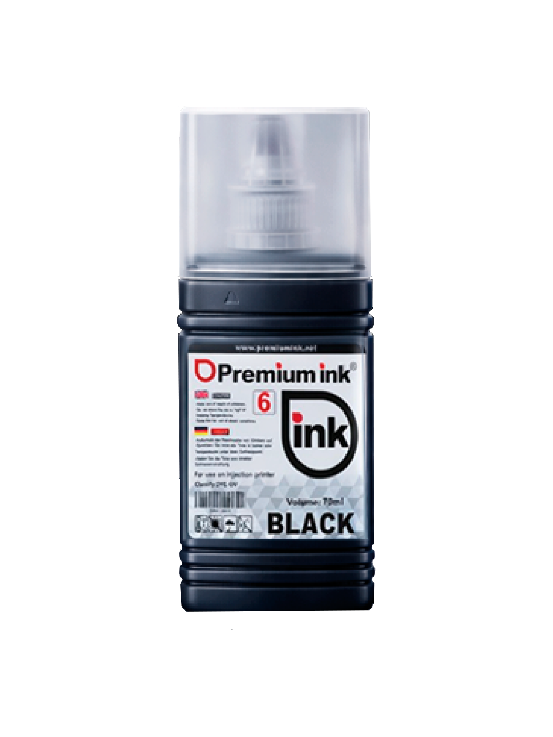 TINTA BLACK PARA 544 PREMIUM INK 70ML