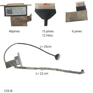 FLEX DE VIDEO TOSHIBA C55-B C55D C55T C55D-B C50D DC02001YG00