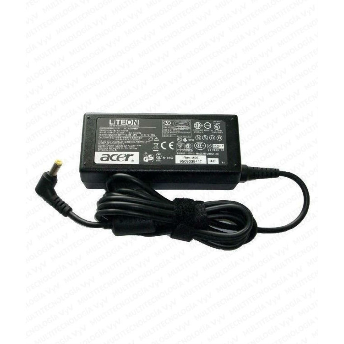 CARGADOR PARA ACER 19V 1.58A PLUG 4.0x1.7 (DELGADO)
