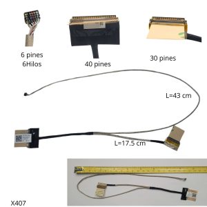 FLEX DE VIDEO ASUS X407UA X407MA X407UB 14005-02590100