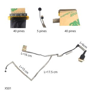 FLEX DE VIDEO ASUS X501 X501A X501U F501U DD0XJ5LC011 DD0XJ5LC000