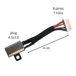 PIN DE CARGA PARA DELL 13-7352 L-4 cm PLUG 4.5X3.0