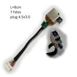 PIN DE CARGA PARA HP ENVY X360 LARGO P/N 789660-YD3 L-8cm PLUG 4.5x3.0
