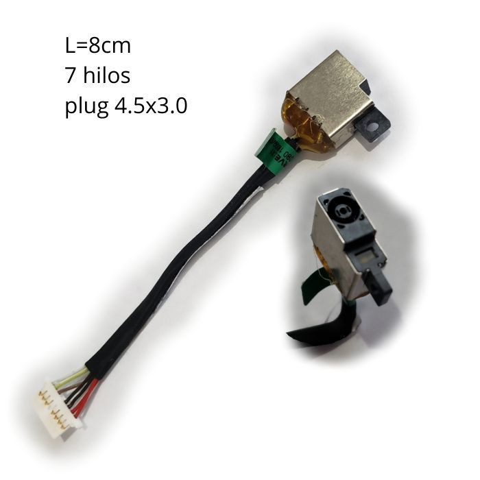 PIN DE CARGA PARA HP ENVY X360 LARGO P/N 789660-YD3 L-8cm PLUG 4.5x3.0