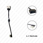 PIN DE CARGA PARA LENOVO G70 P/N DC30100LM00 L-15cm PLUG RECTANGULAR